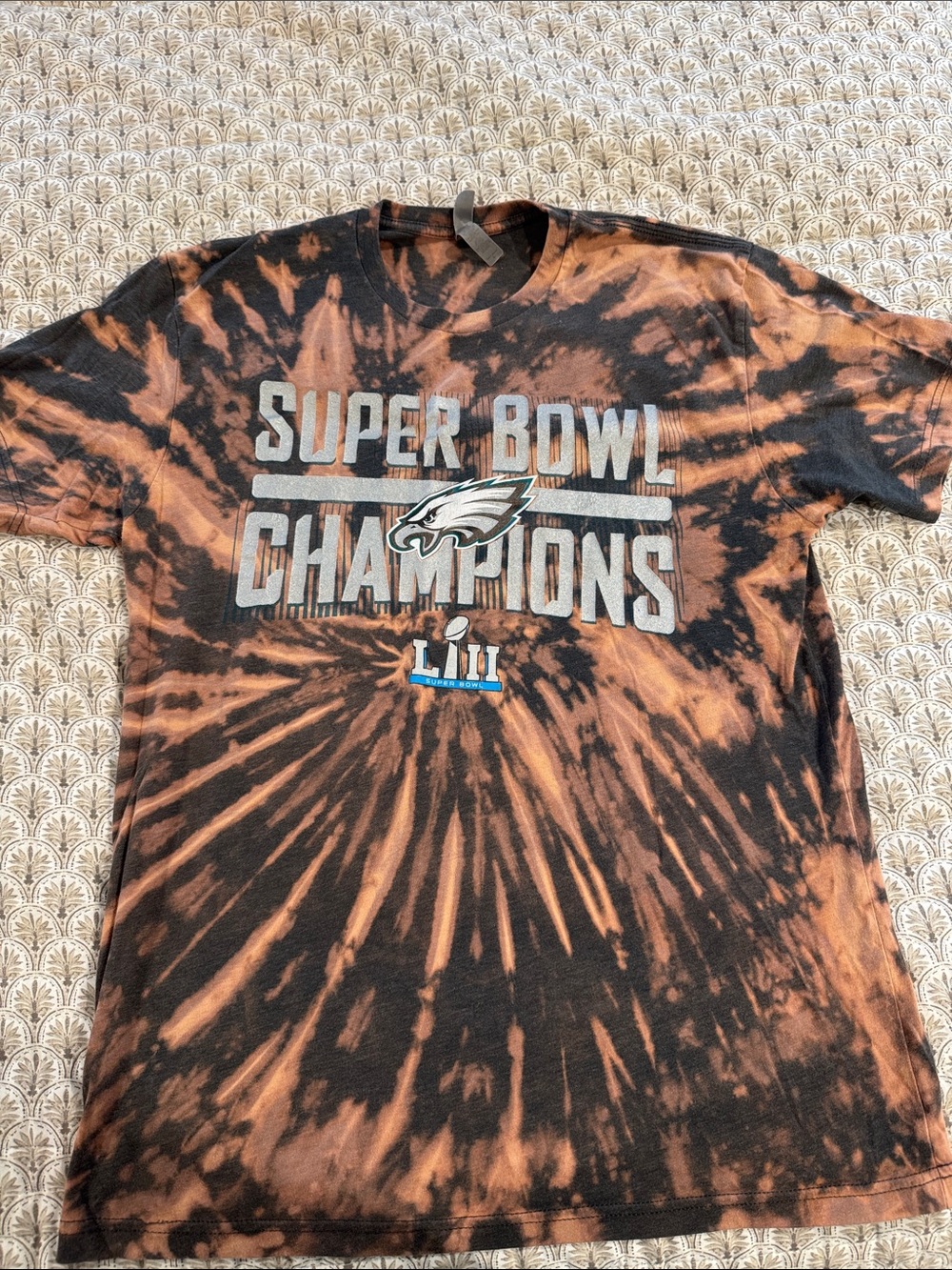 Philadelphia Eagles Super Bowl Champions Tie-Dye T-shirt